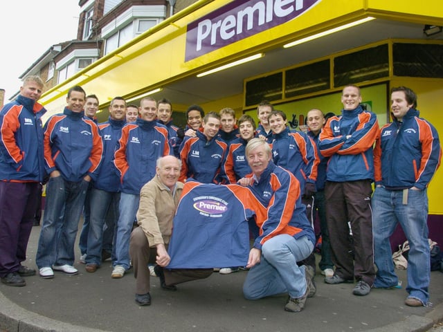 Tennyson FC has received new training tops from a store just up the road from their headquarters, Stephenson Newsagents.