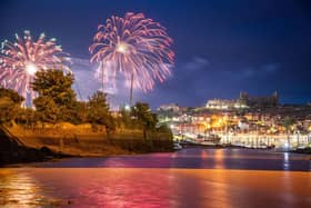 The fireworks display brought Whitby Regatta to a dramatic close.
picture: Chris Evans.