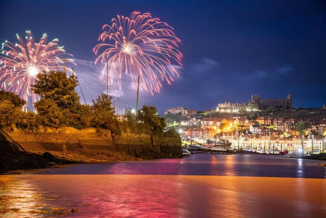 The fireworks display brought Whitby Regatta to a dramatic close.
picture: Chris Evans.