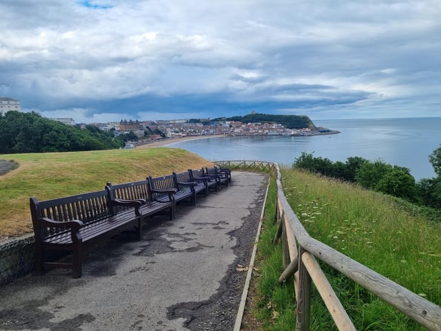 An angry sky forming above Scarborough.