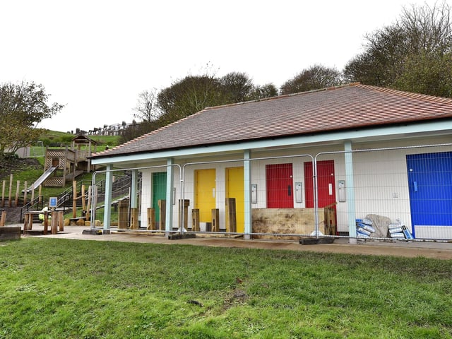 There is also a new toilet area.