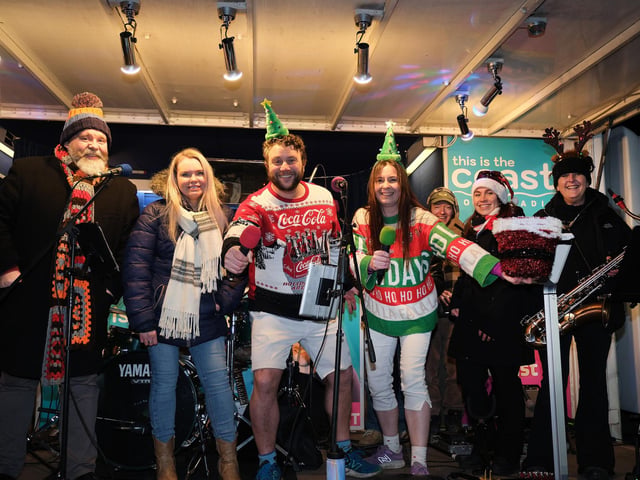 Fun and music on stage. photo: Richard Ponter