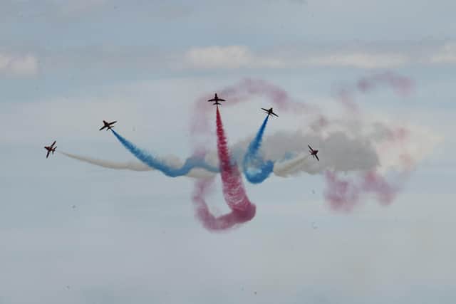 The Red Arrows were one of the highlights of the day in 2022...Picture by Simon Hulme