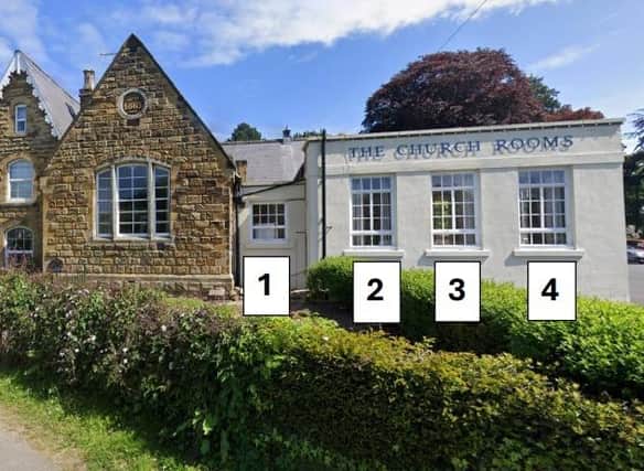 Proposed window replacements at St Laurence Church Hall , Church Hill, Scalby.
