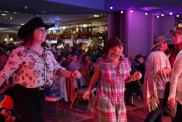 There will be line dancing; full Western dress-up; trading village; and fast-draw competitions.