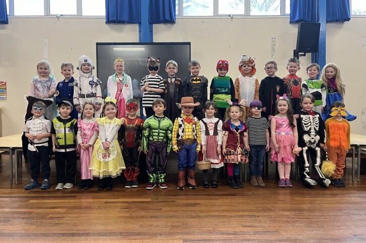 East Ayton School reception youngsters.