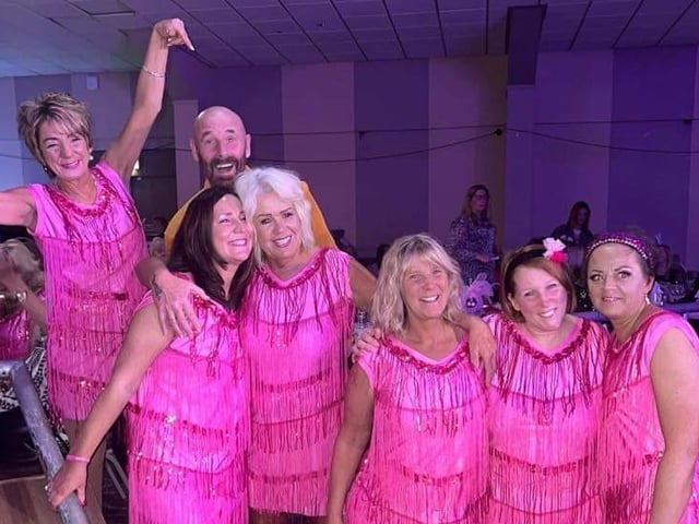 The ladies after the performance