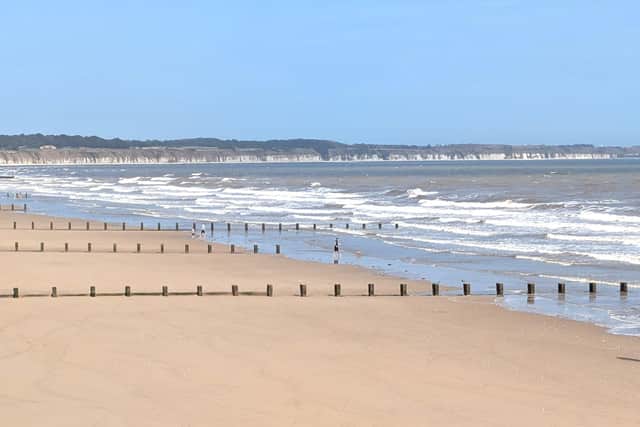 A sunny north beach scene, sent in by Carol Jackson.
