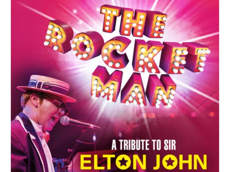 Rocket Man: A Tribute to Sir Elton John takes place on September 1. Catch a star if you can and wish for something special as we ask you, are you ready for love?
This is the world's favourite celebration to a musical icon. Join us as The Rocket Man and our amazing live band take you down the Yellow Brick Road with two hours of glorious Elton hits, including, Saturday Nights Alright, Crocodile Rock, I'm Still Standing, Philadelphia Freedom, and many, many more.