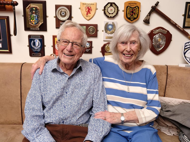 Tom Pindar (SBHS) and Marjorie Pindar