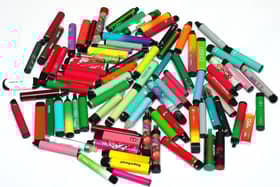 A warning has been issued about the dangers of stockpiling disposable vapes