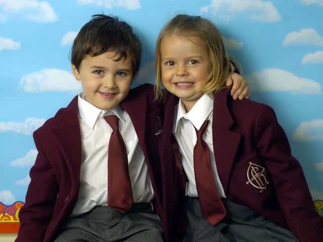 2008. Fyling Hall new starters Leo Scrimshaw and Olivia Coates