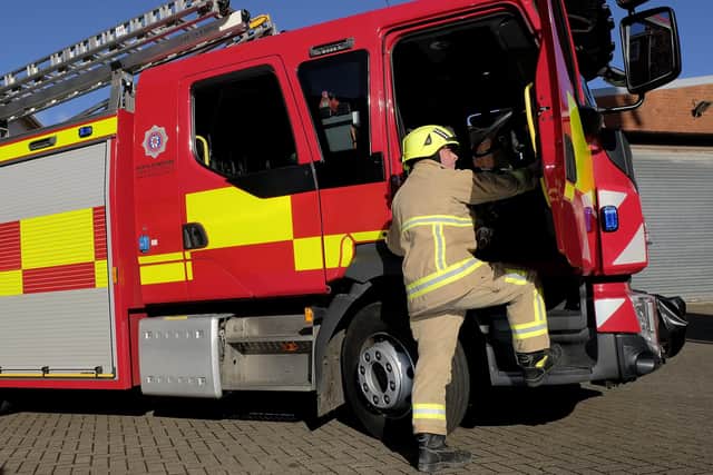 Fire crews from across the area were in action on Tuesday