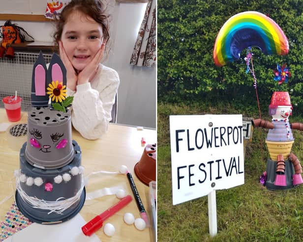 The Flower Pot Festival in Flamborough will be raising money Flamborough School and the Brownies/Rainbows/Guides group this year.