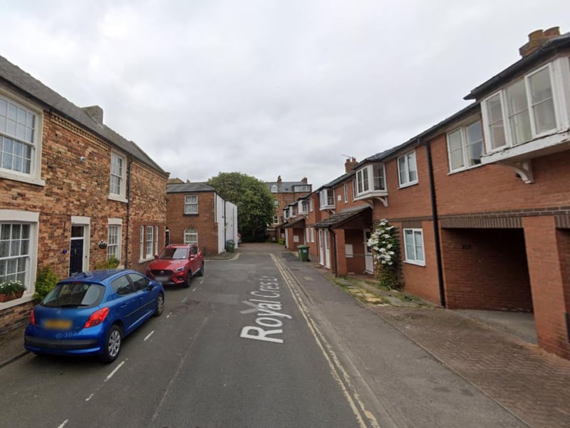 On Lexington Court, Royal Crescent Lane, three properties sold for an average of £74,000.