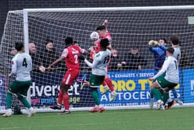 Photos from Scarborough Athletic's 3-0 home loss against rivals Gloucester City.