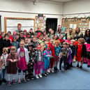 Hawsker-cum-Stainsacre School Comic Relief 80s theme.