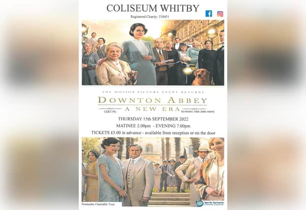 Downton Abbey film showing at Thursday at the Coliseum.