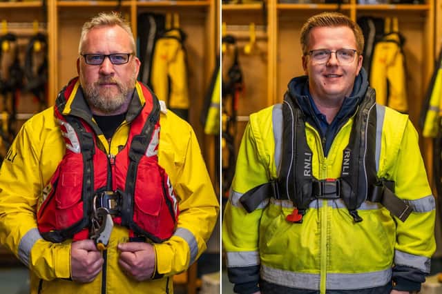 Phil Martindale (left) and Connor McPherson (right). Credit: RNLI.