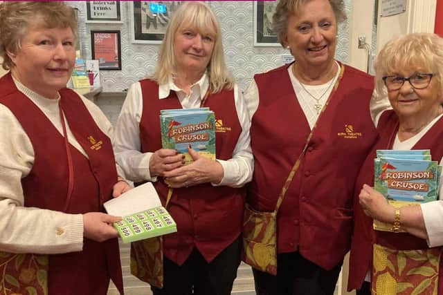 Volunteers at the Kirk Theatre, Pickering.