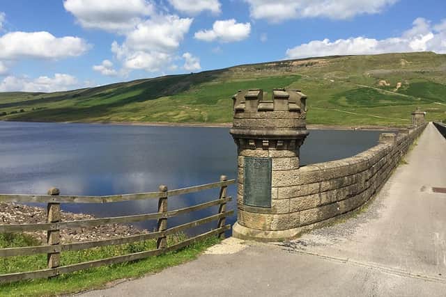 Reservoirs in Yorkshire, including Scar House Reservoir in Nidderdale (pictured), have seen the largest weekly increase in over 30 years after heavy rainfall across region