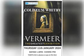 Vermeer: The Greatest Exhibition is being screened at Whitby Coliseum.