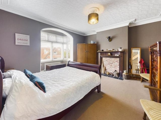 Bedrooms are bright and spacious, some with fireplaces.