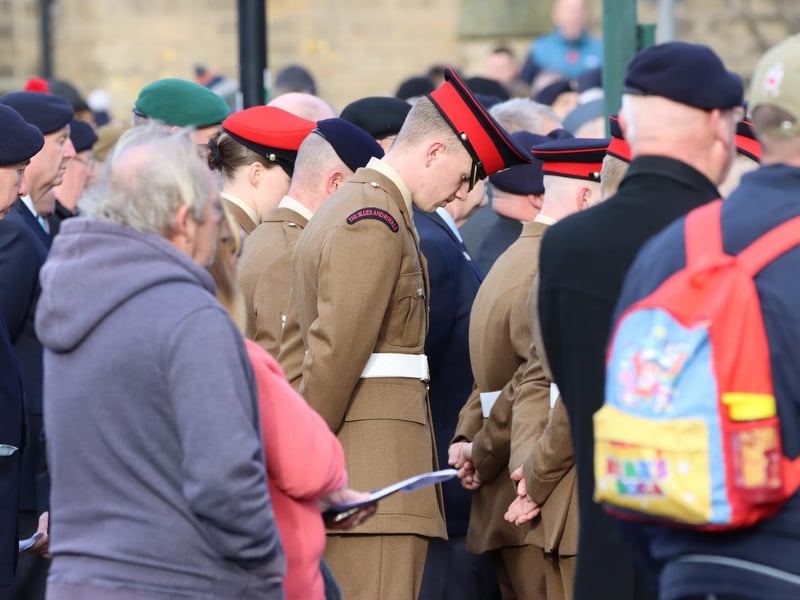 Reflection during the poignant silence.