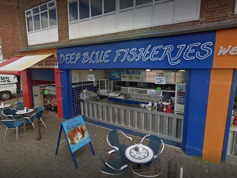 Deep Blue Fisheries overlooks the beautiful Bridlington Harbour and is located on Harbour Road. One Tripadvisor review said " The best fish and chips I know. Don't think anyone can beat them on taste and value."