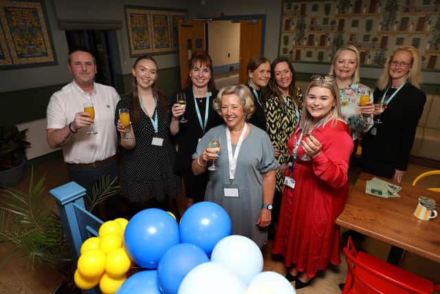 Staff raise a toast at the new bistro. All photos taken by Richard Ponter.