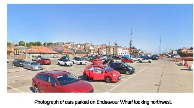 Car park on site of proposed Whitby Maritime Hub. Nineteen47