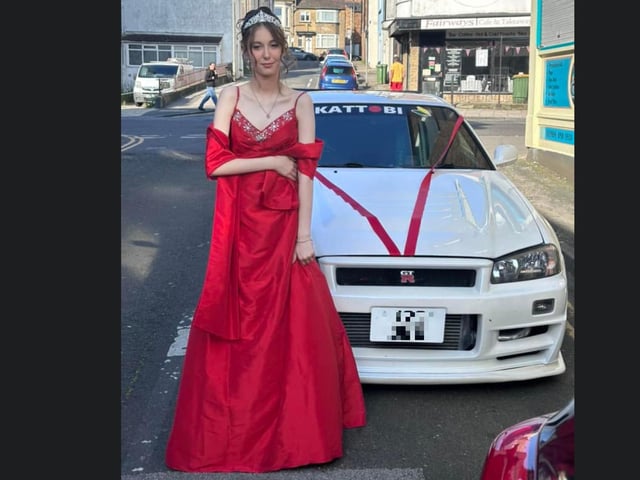 Bethany Louise at the UTC prom that took place at the Mayfield.