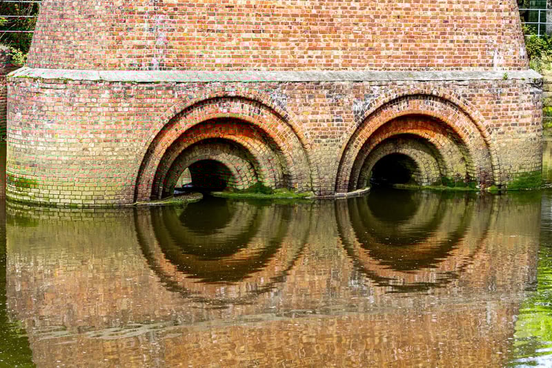 Whitby's Larpool Viaduct 'eyes'!
picture by Brian Murfield.