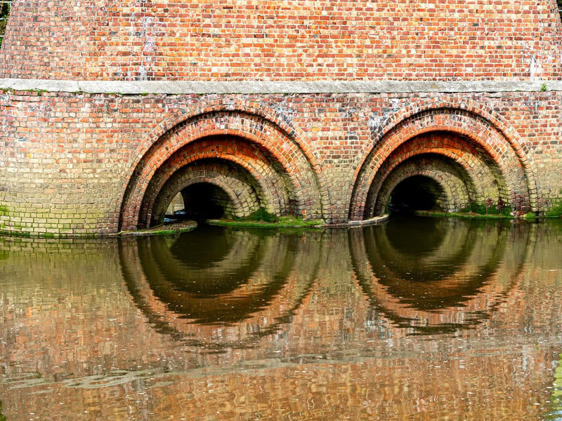 Whitby's Larpool Viaduct 'eyes'!
picture by Brian Murfield.
