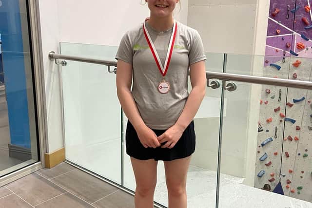 Hattie Langley won a bronze medal at the England Aspire Team Championships