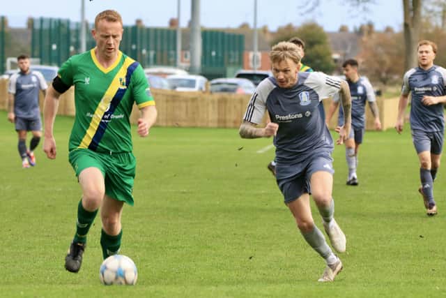 Billy Tyler's hat-trick helped Bridlington Rovers Millau book a spot in the HE Dean Cup semi-finals. Photos by TCF Photography