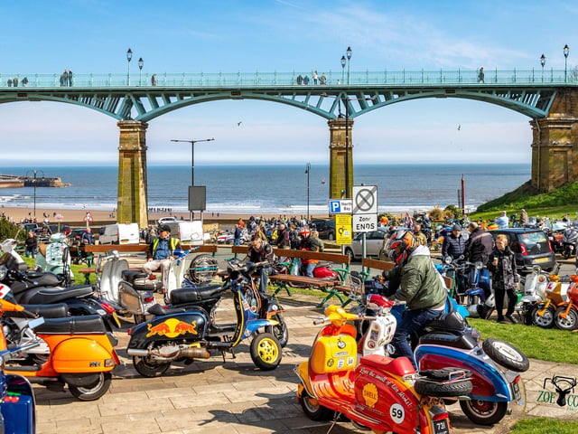 There were plenty of scooters to see!