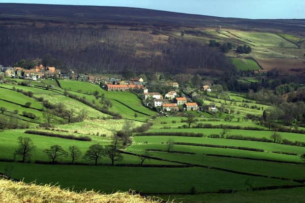 The village of Castleton in the North York Moors