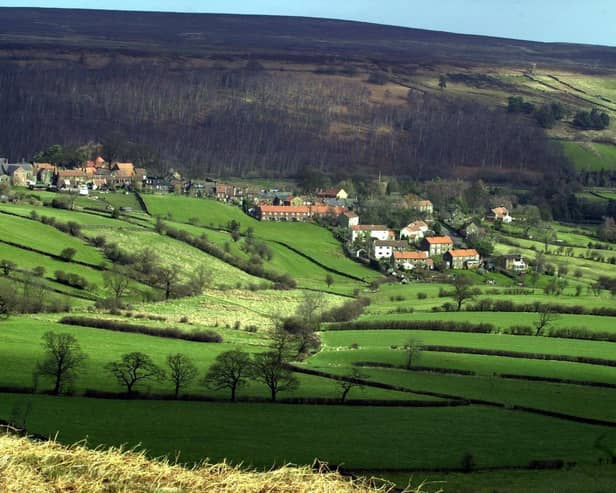 The village of Castleton in the North York Moors