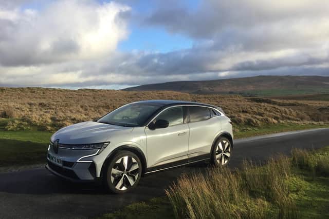 The Mégane E-Tech is built on the platform used for the electric Nissan Ariya