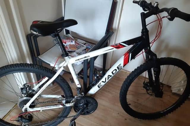 The mountain bike's owner is asked to visit Eastfield Police station with some form of proof of ownership
