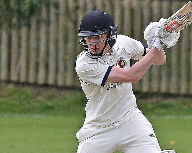 All-rounder Charlie Baldwin took 4-30 for Forge Valley in their three-run win at Flixton B. Photo by Simon Dobson