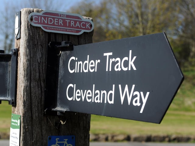 There is no better way to travel along the Yorkshire Coast and its breathtaking views than the Cinder Track ... you are definitely from Scarborough if you were dragged out for a walk as a youngster.