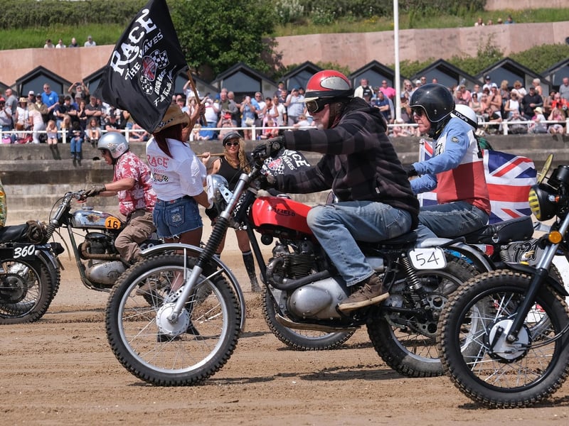 The event draws inspiration from East Yorkshire beach’s history as the setting for the earliest UK land speed record attempts.