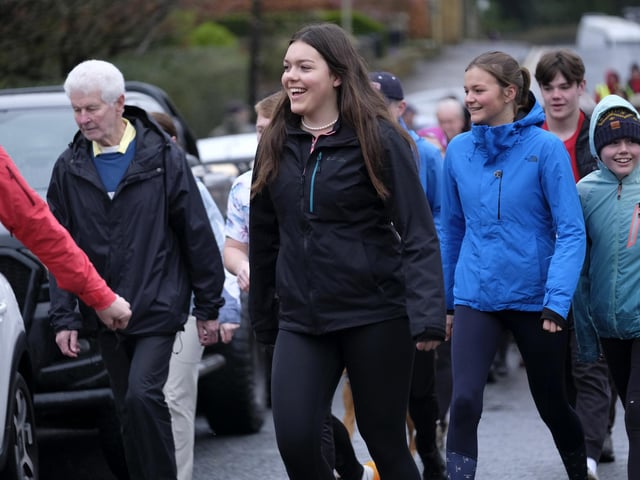 Setting off with a smile