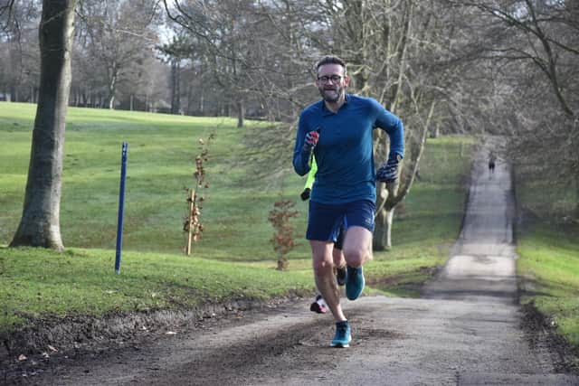Nick Jordan was the first BRR athlete home in third place at Sewerby.