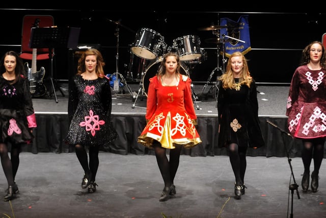 St Augustine's School Music Department take part in the Summer Serenade at The Spa's Grand Hall in 2011, accompanied by dancers from Kevin O'Connor's School of Irish Dancing.