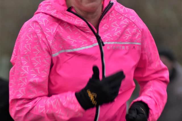 Scarborough Athletic Club’s Avril Metcalfe brings up ton of Parkrun at North Yorkshire Water Park Parkrun’s first anniversary