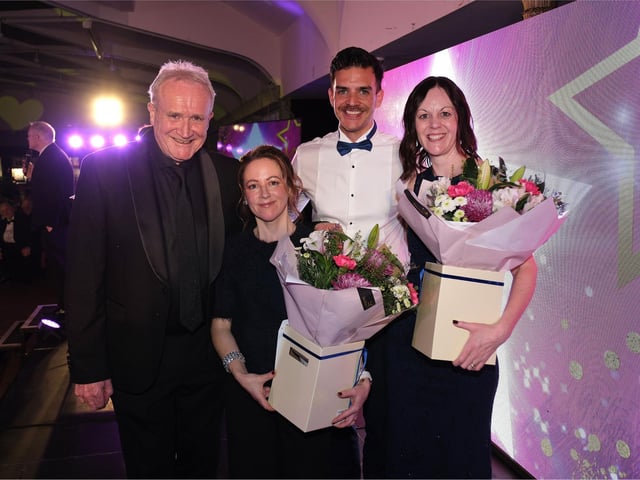 Mike Padgham, Anne Brand, Aaron Padgham and Cassie Vasey