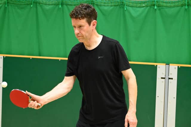 Action from the Bridlington Table Tennis League. Photos by Tony Wigley